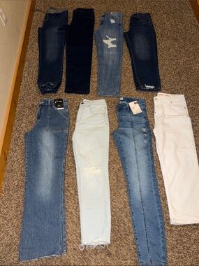 Bundle of girls jeans - will sell bundled or separately